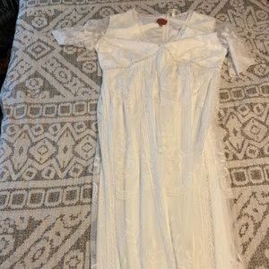 Pinkblush White Lace Maternity Dress